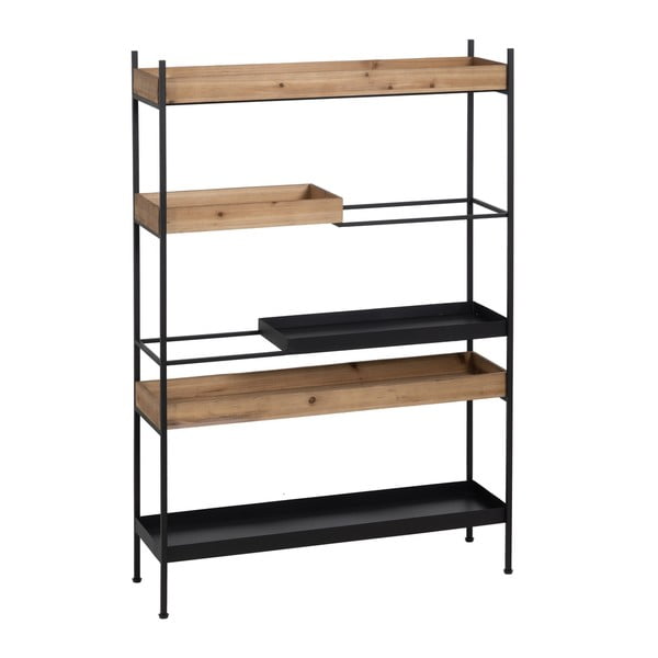 Melns metāla plaukts 85x130 cm – Ixia