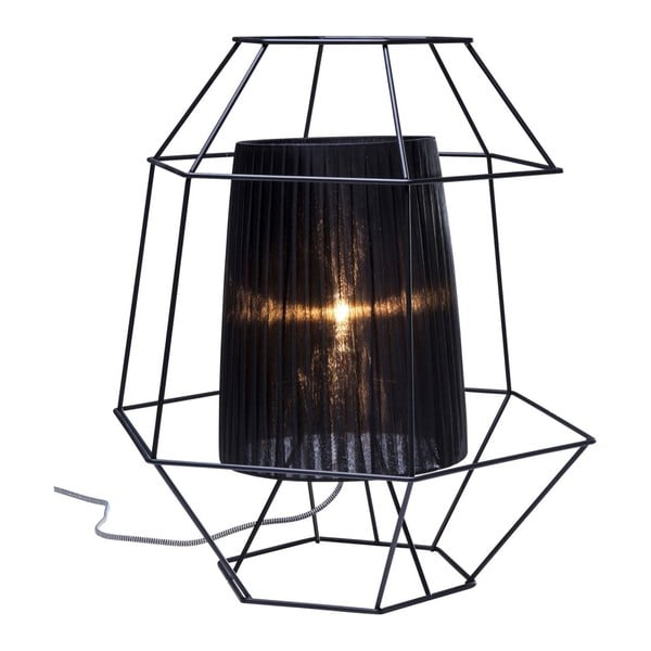 Melna galda lampa Kare Design Wire