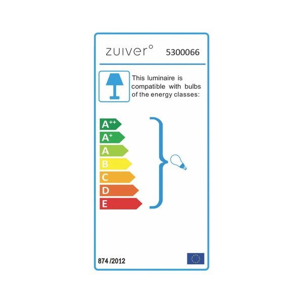 Pelēka griestu lampa Zuiver Dek, ⌀ 51 cm-image-1