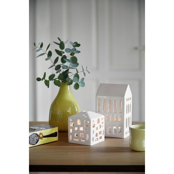 Balts keramikas svečturis Kähler Design Urbania Lighthouse Church-image-4