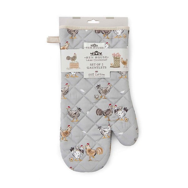 Kokvilnas virtuves cimdi (2 gab.) Hen House – Cooksmart ®-image-2