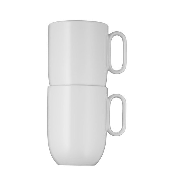 Baltas porcelāna krūzes (2 gab.) 380 ml Barista – WMF-image-3