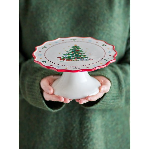 Keramikas saldumu statīvs ar Ziemassvētku motīvu Naive – Bloomingville-image-1