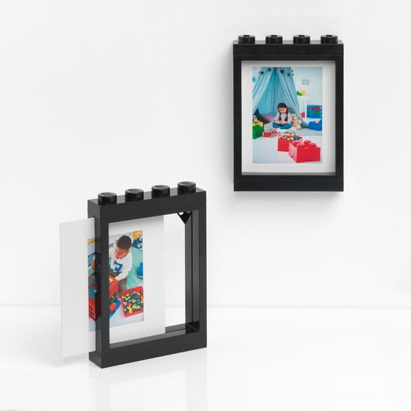 Melns fotorāmis LEGO® , 19,3 x 26,8 cm-image-3