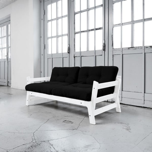 Dīvāns gulta Karup Step White/Black
