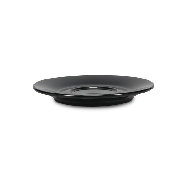 Melna porcelāna apakštasīte ø 15,5 cm Barista – BonBistro-image-3