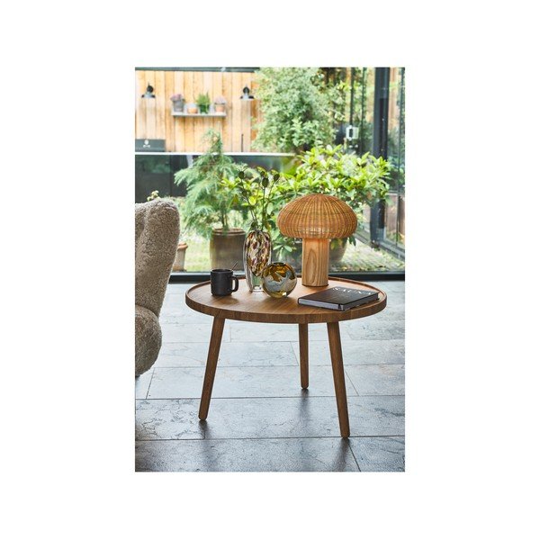 Dabīga toņa LED galda lampa no rotangpalmas (augstums 32 cm) – Villa Collection-image-4