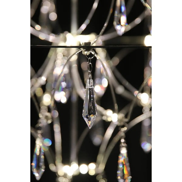 Sudraba krāsas LED piekaramā lampa ø 60 cm Efesos – Markslöjd-image-2