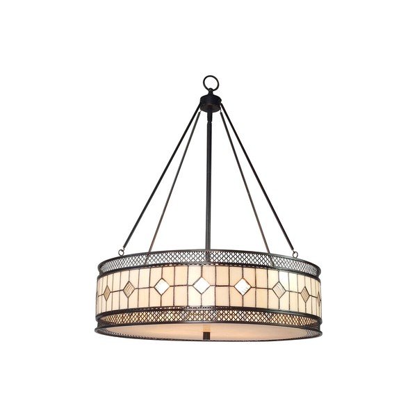 Metāla piekaramā lampa ar stikla abažūru ø 60 cm Waldorf – Premier Housewares-image-1