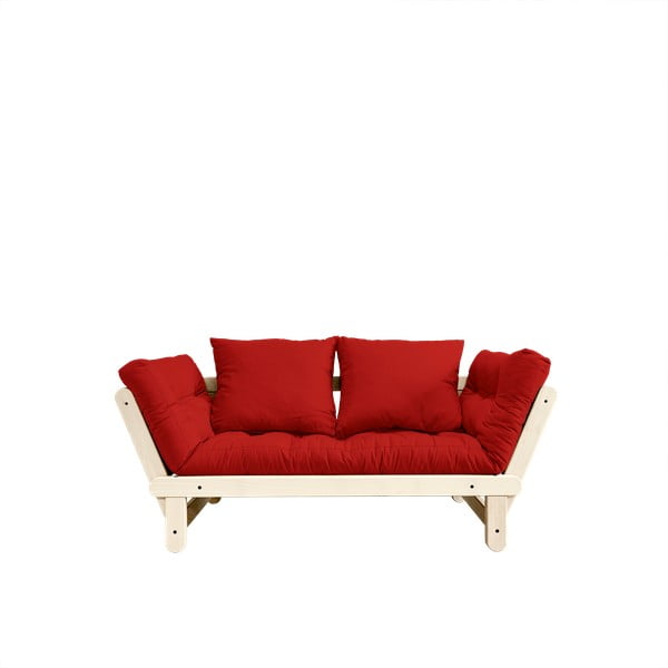 Dīvāns gulta Karup Beat Natural/Red