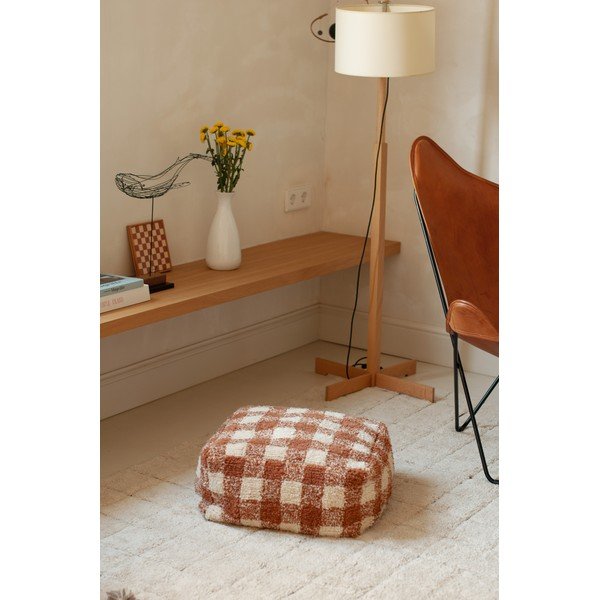 Brūns bērnu pufs Vichy Toffee – Lorena Canals-image-1
