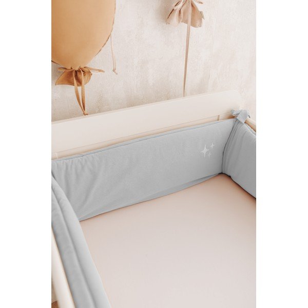 Bērnu gultiņas apmalīte 180 cm Stars – Malomi Kids-image-1