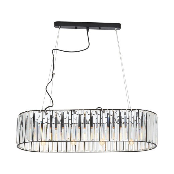 Metāla piekaramā lampa ar stikla abažūru Akiko – Premier Housewares