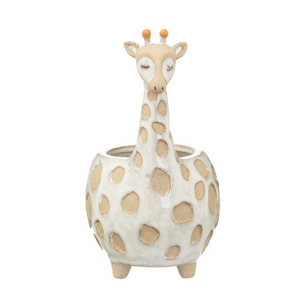 Balti bēšs puķu pods Sass & Belle Gina Giraffe, ø 7,5 cm-image-2