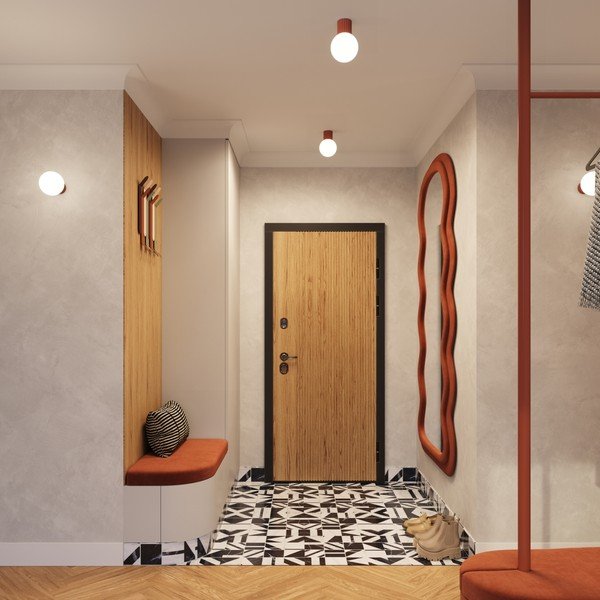 Oranža griestu lampa ar stikla abažūru ø 12 cm Orbital – Sollux-image-3