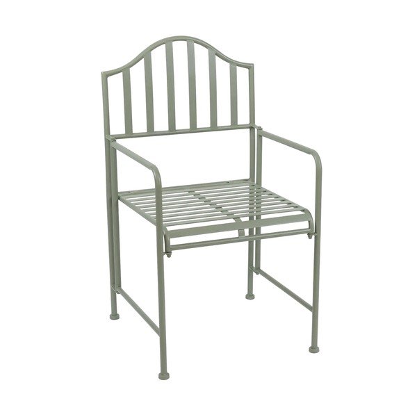 Zaļš metāla dārza krēsls Verdant Voyage – Esschert Design-image-1