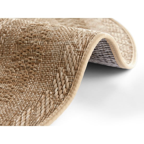 Bēšs āra paklājs NORTHRUGS Almendro, Ø 160 cm-image-3