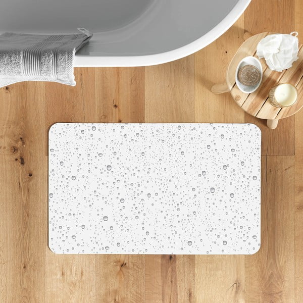 Gaiši pelēks vannas istabas paklājiņš 50x120 cm Splash – douceur d'intérieur-image-1