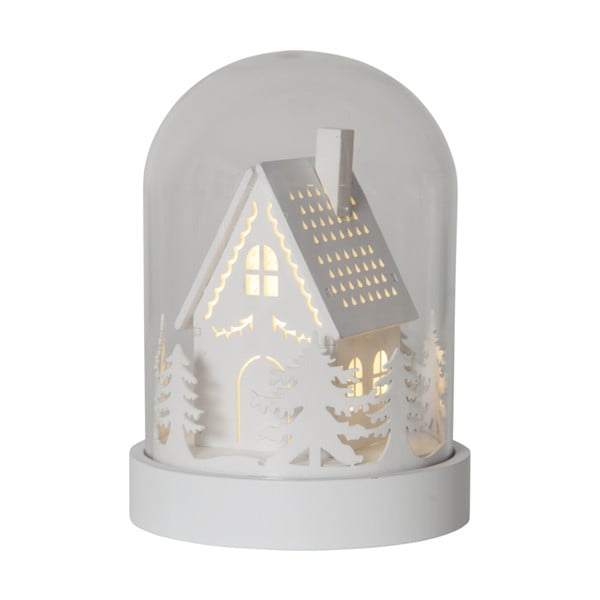 Balts gaismas dekors ar Ziemassvētku motīvu ø 12,5 cm Kupol – Star Trading