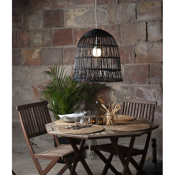 Melns abažūrs ø 48 cm Knute – Star Trading-image-2