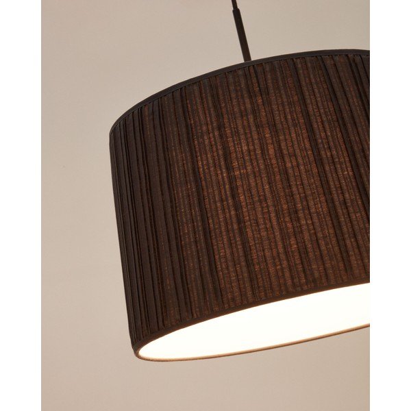 Melns abažūrs ø 40 cm Guash – Kave Home-image-1