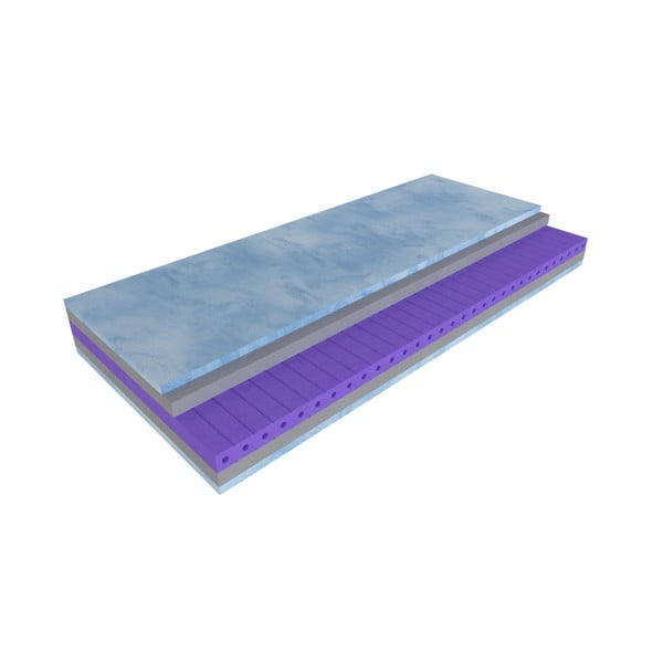 Vidēji stingrs putu matracis 90x200 cm Blue magic – Materasso-image-3