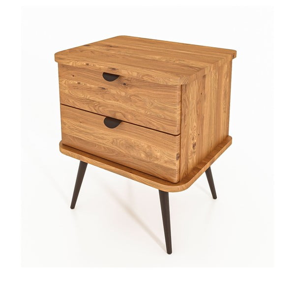 Dabīga toņa naktsgaldiņš no ozolkoka Kula – The Beds-image-3