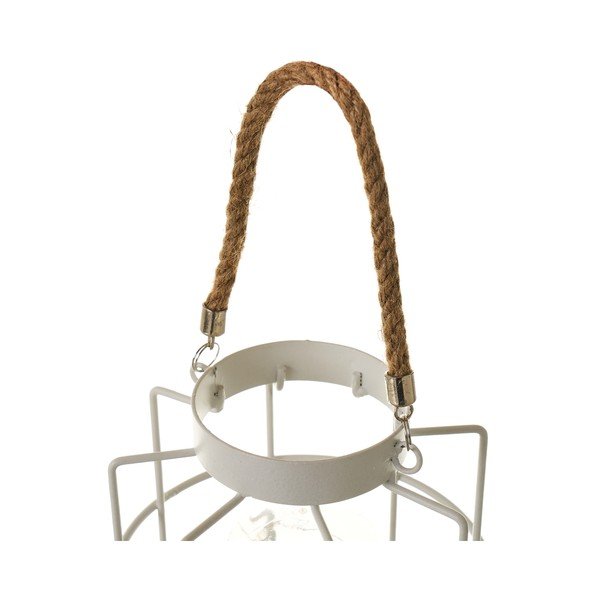 Balta galda lampa (augstums 20,5 cm) – Casa Selección-image-3