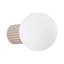 Pelēkbrūna sienas lampa Orbital – Sollux