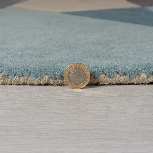 Zili bēšs vilnas paklājs 230x160 cm Arlo Harper – Flair Rugs-image-2