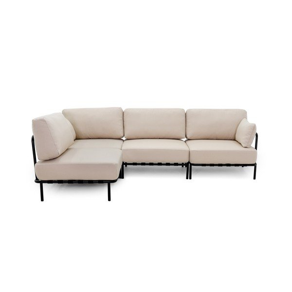 Bēšs dārza modulārais dīvāns 234 cm Salve – Sit Sit-image-2