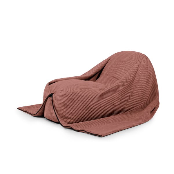 Ķieģeļu sarkans velveta bērnu sēžammaiss Cocoon 120 – SLOWDOWN