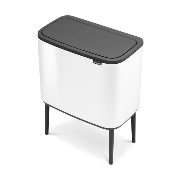 Balta ar pieskārienu atverama tērauda atkritumu šķirošanas tvertne 34 l Bo Touch Bin – Brabantia-image-4