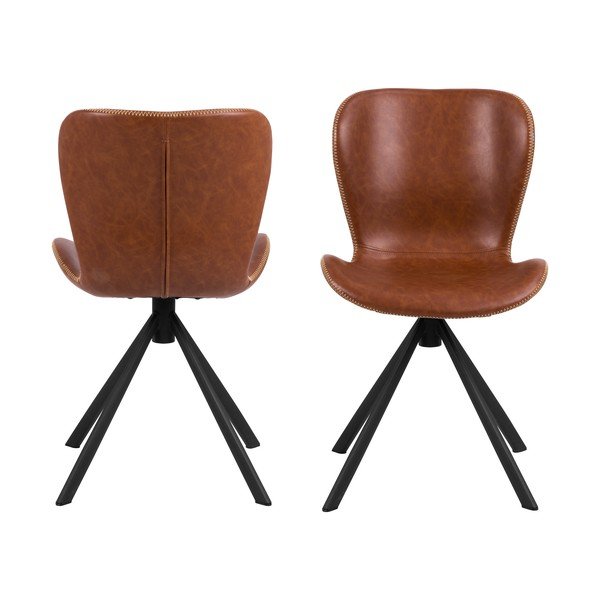 Konjakbrūns pusdienu krēsls Batilda – Actona-image-4