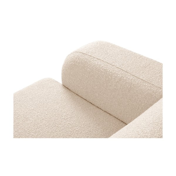 Bēšs stūra dīvāns no buklē auduma (ar labo stūri) Molino – Micadoni Home-image-4