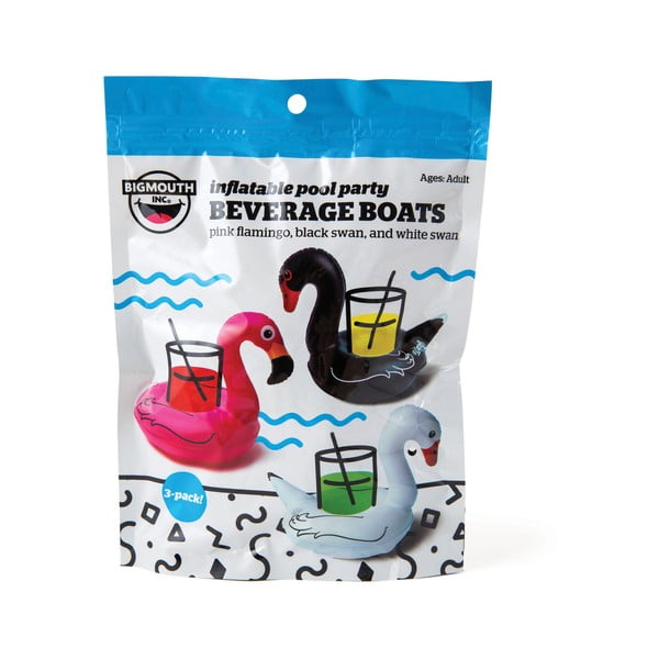 3 piepūšamo riņķu komplekts dzērieniem Big Mouth Inc. Birds-image-2