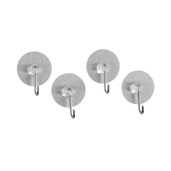 4 pašturošu āķu komplekts Wenko Static-Loc Nickel-image-1