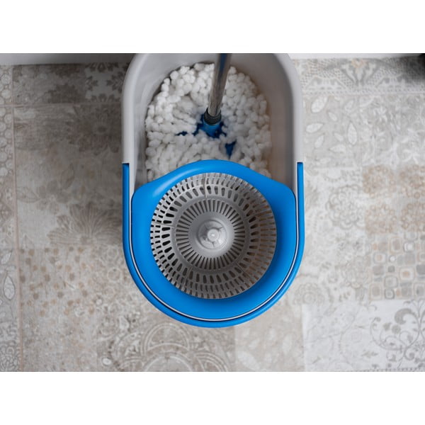 Rotējoša grīdas mazgāšanas slota ar spaini Dual Action – Addis-image-3