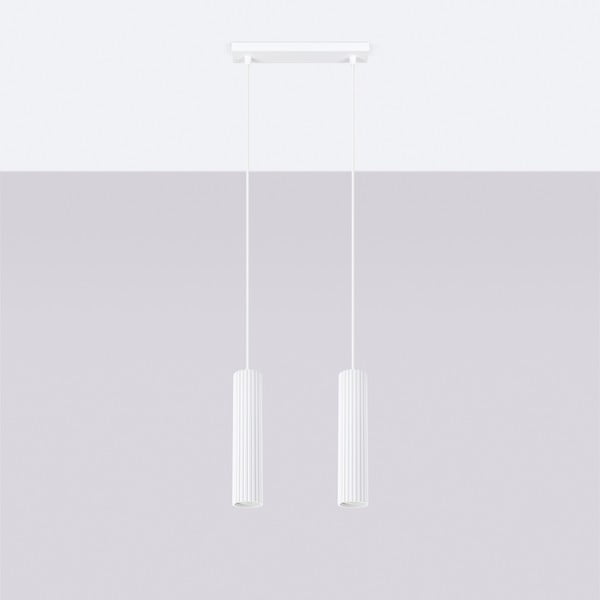 Balta piekaramā lampa Gleam – Sollux-image-3