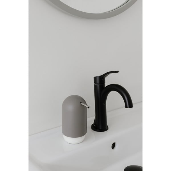 Pelēks plastmasas ziepju dozators 230 ml Touch – Umbra-image-4