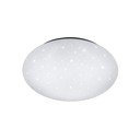 Balts LED griestu gaismeklis Reality Putz, diametrs 40 cm
