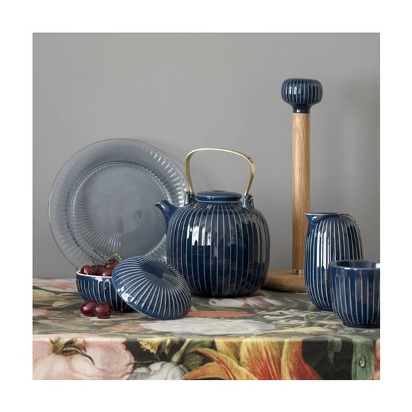 Tumši zila porcelāna krūze Kähler Design Hammershoi, 200 ml-image-3
