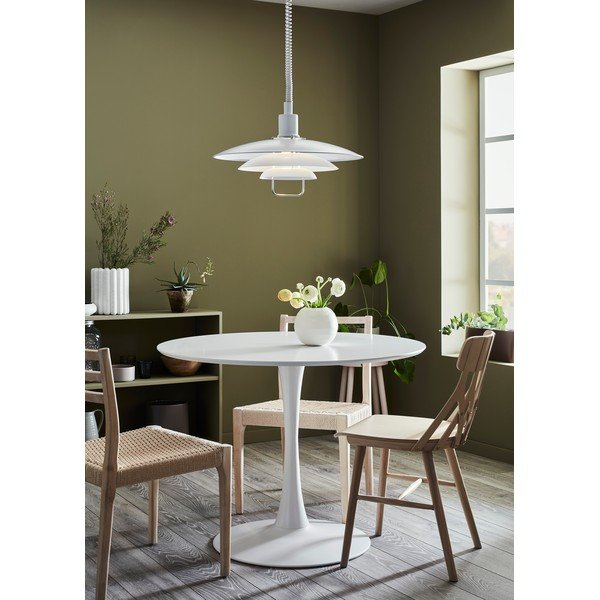 Balta piekaramā lampa Markslöjd Kikrenes, ø 48 cm-image-1