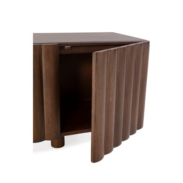 Brūns mango masīvkoka TV galdiņš 160x55x40 cm Tamira – MOME-image-4