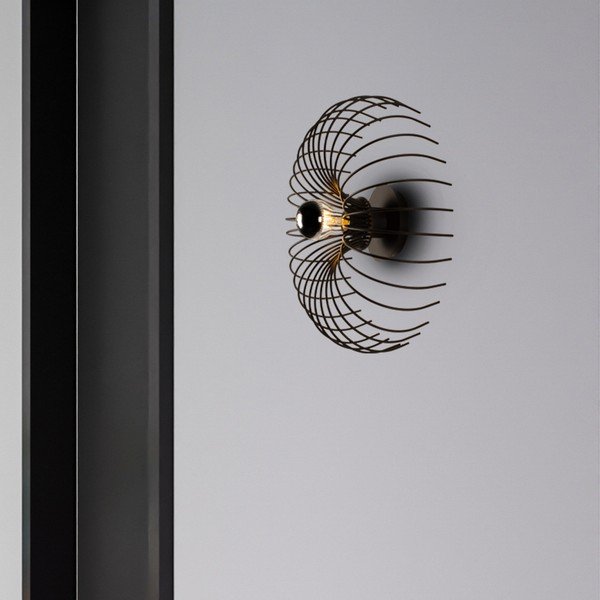 Melna sienas lampa Opilio – Squid Lighting-image-1
