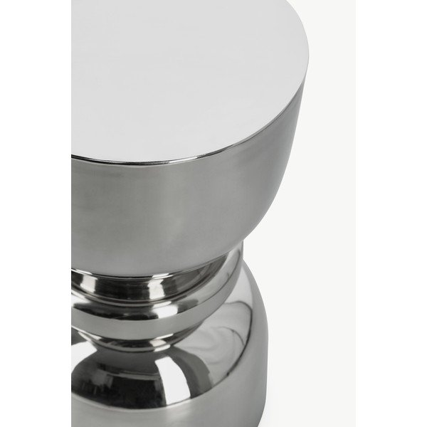 Tērauda apaļš sānu galdiņš ø 30,5 cm Animesh – Bizzotto-image-1