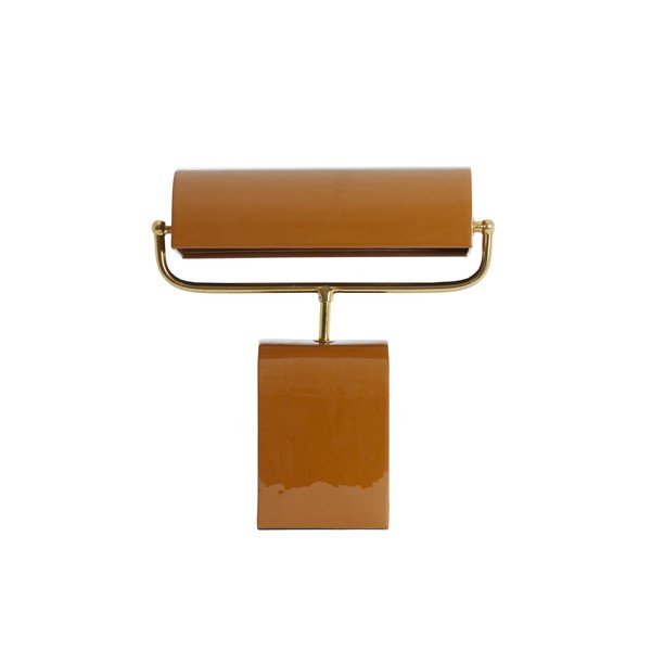 Oranža metāla galda lampa (augstums 38 cm) Cardona – Light & Living-image-3