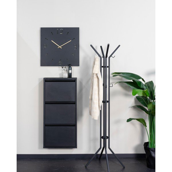 Melns metāla pakaramais 50x170 cm Jaimy – Spinder Design-image-1