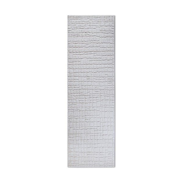 Krēmkrāsas celiņa paklājs 80x240 cm Artistique Cream White – Elle Decoration