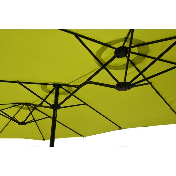 Zaļš saulessargs 456x270 cm Double – Rojaplast-image-1